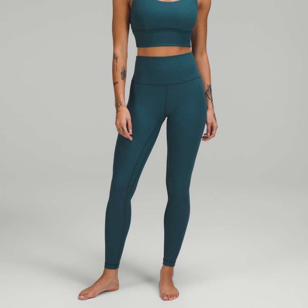 EUC Lululemon Align Ribbed High-Rise Pant 28”